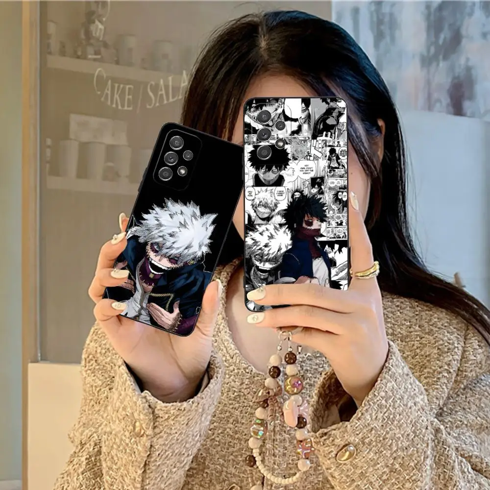 Funda de teléfono My Hero Academia Dabi para Samsung Galaxy A73 72 71 70 56 55 54 53 52 36 35 34 23 16 15 5G Color protector bonito