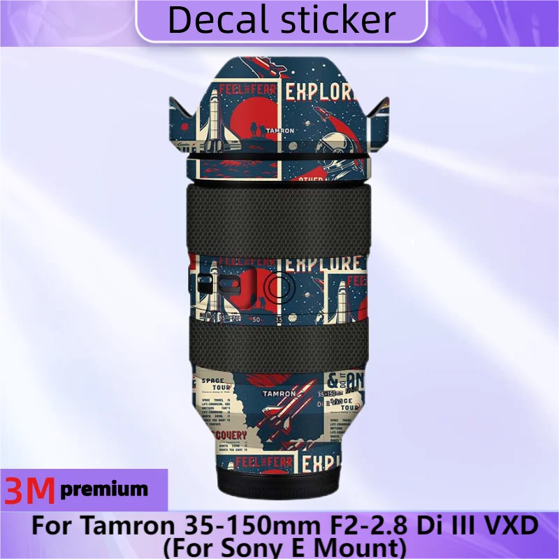 For Tamron 35-150mm F2-2.8 Di III VXD(For Sony E Mount) Lens Sticker Protective Skin Decal Film Anti-Scratch Protector Coat A058