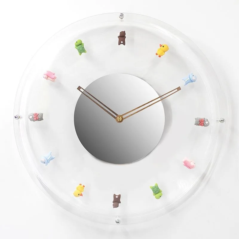 Wall Decor Silent Clock Spring Breeze Bubble Wall Clock Home-Clock Cartoon Clocks Modern Living Room Decoration Accessories