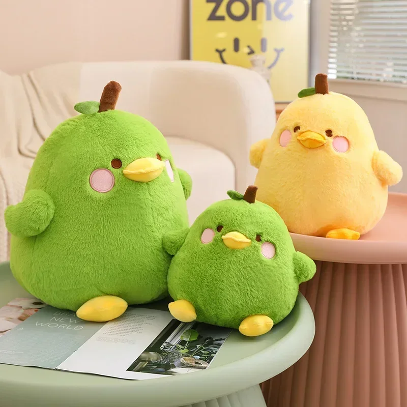 

Cute Duck Plush Stuffed Fluffy Duck and Pear 2 in 1 Pillow Animal Plush Kids Toy Gift for Boys Girls