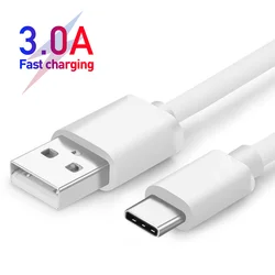 Oryginalny kabel USB C typu C 0.2M/1M/2M/3M 3A szybki przewód ładujący do Xiaomi Mi 9 10 11 Pro 10 Lite Redmi Note 9S 8 9 Pro