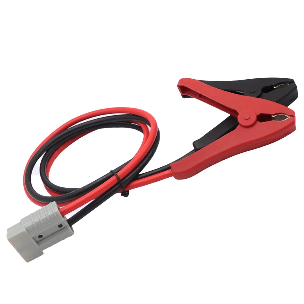 50A 8AWG High Power Car For Charger Female To For Alligator Clip Wire Harness 1M For Battery Charging Cable For Vehicle RV Boat