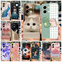 For Vivo Y28 4G Case V2352 Cute Painted Cover Soft Silicone TPU Phone Case For Vivo Y28 Y 28 VivoY28 4G Fundas 6.68'' Coque Capa