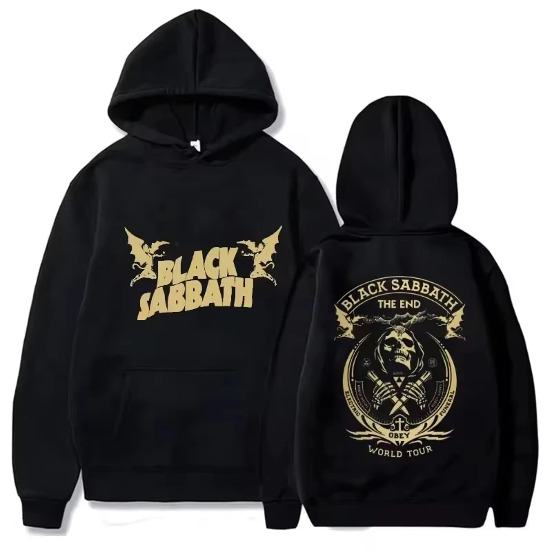 

2025 Fall Hoodie Sabbath Men's Vintage Rock Women's Casual Print Heavy Metal Band Album Concert Sabbath Music Black Sabbath