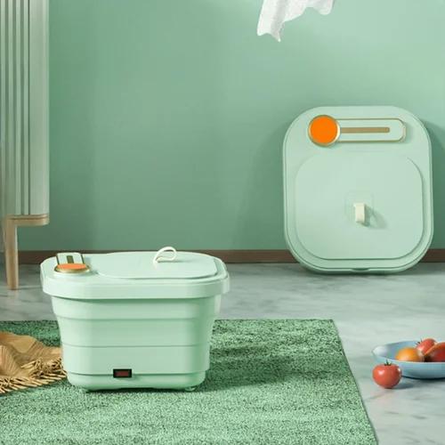 가정용 접이식 가열 발 담그는 버킷, 전기 마사지 발 세면대, 자동 온도 조절 족탕 