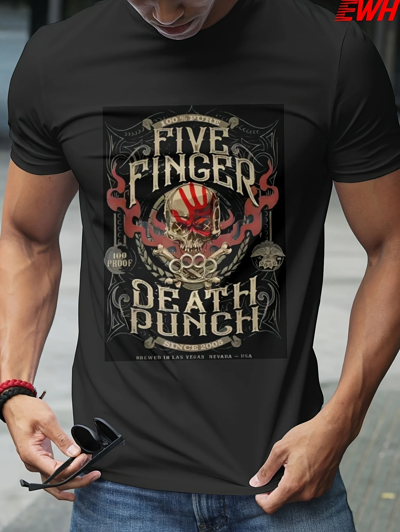 5FDP-100 Proof Футболка с рисунком Мужской летний топ Мужская одежда Предложения Футбольные рубашки 2025 Мужская одежда