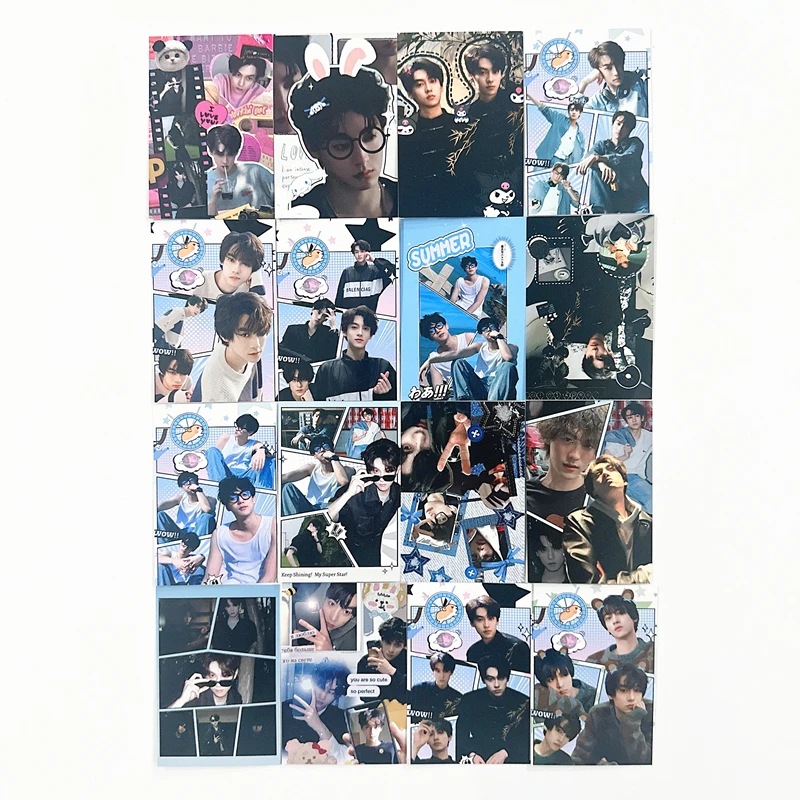 การ์ดรูปละครโทรทัศน์ Tian Xuning BL 'Revenged Love' จำนวน 16 ชิ้น - การ์ดสะสมโลโม่ของแฟนคลับ ชิ่งเฉิง นักแสดงชายหลัก ของขวัญสำหรับแฟนคลับ