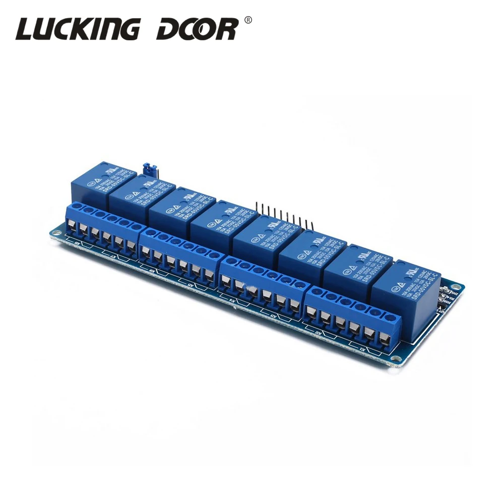 

5v 12v 24V 8 channel relay module with optocoupler Relay Output 8 way relay module Support the AVR / 51 / PI