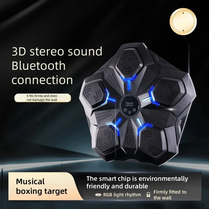 Smart Bluetooth Music Boxing Machine Decompress Combat Fitness Home Aldult Boxing Wall Target Sports Hanging Wall Boxing Board