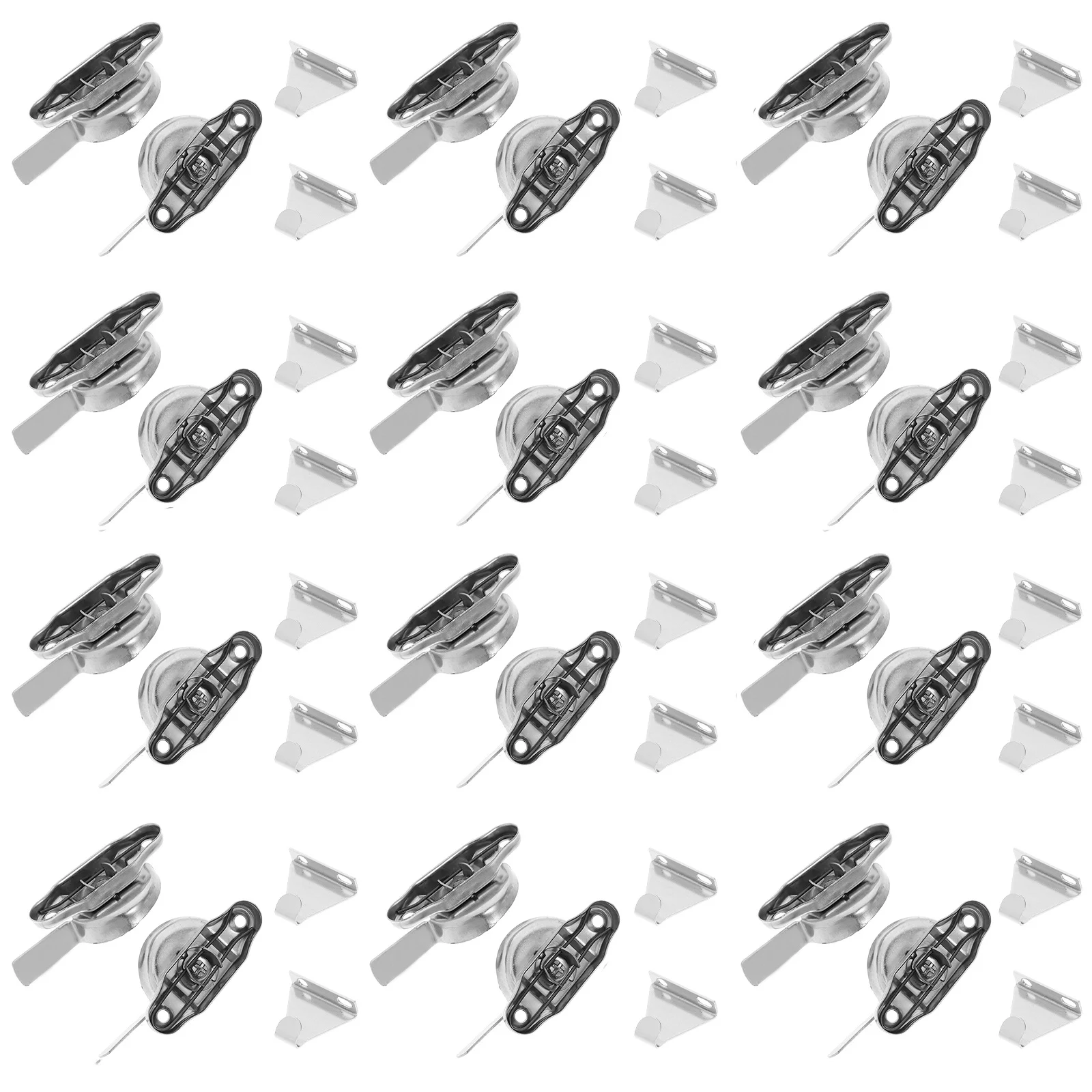 

12 set Crescent Window Lock Stainless Steel Anti-Theft Lock For Home Security Door Hardware Protection Durable Rustproof