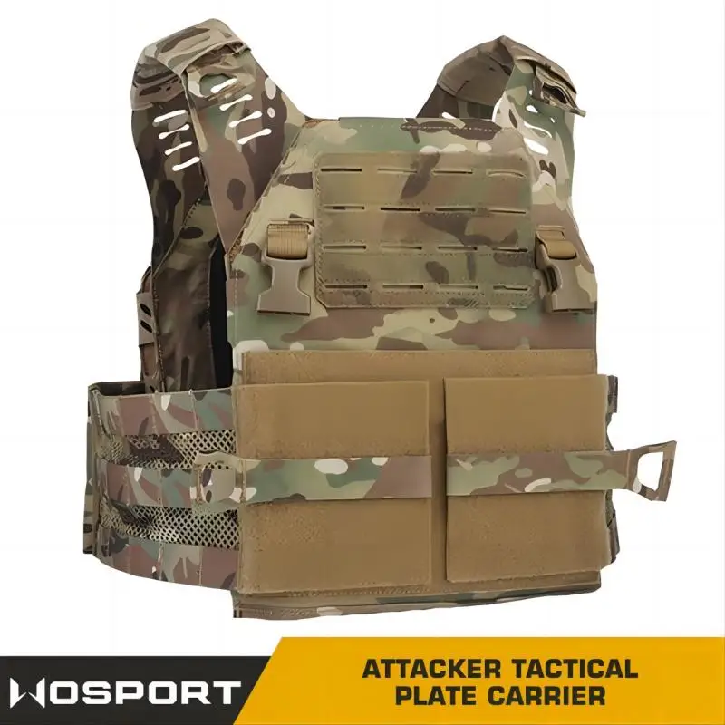 Attacker Tactical Vest Quick Release Amphibious Training MOLLE Mounted Lightweight Combat Vest