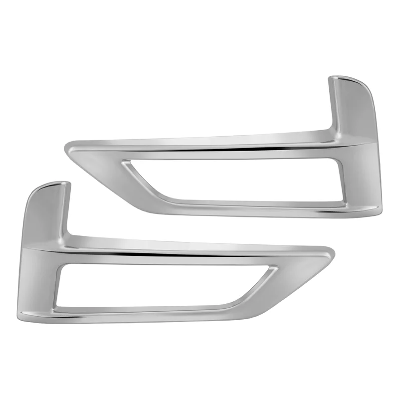 

OB-For Nissan Serena C27 2017 2018 2019 ABS Chrome Front Fog Light Lamp Cover Trim Foglight Bezel Decoration Frame