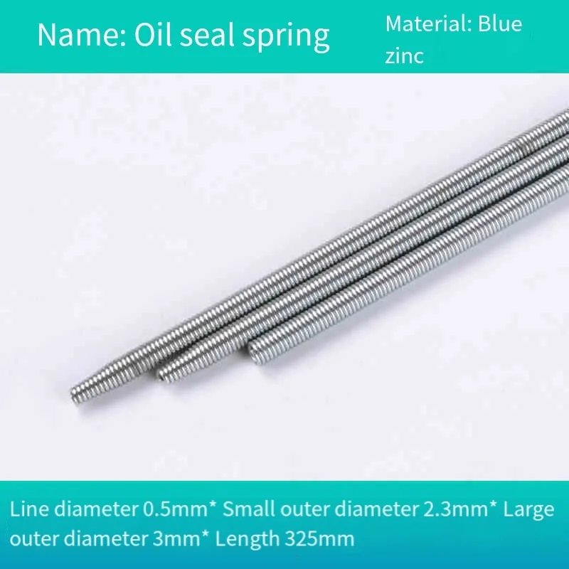 2/5/10PCS 와이어 0.2/0.4/0.5/0.6/0.8mm 1 미터 스테인레스 스틸 인장 스프링 연장 스프링 아웃 직경 2.4mm/3mm/4mm/5mm