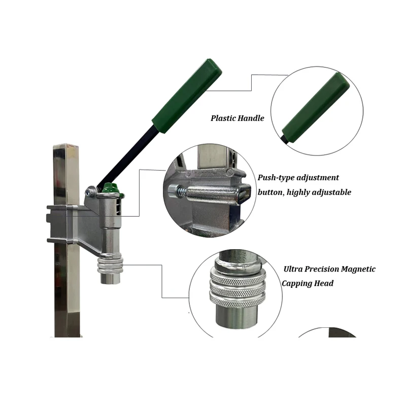 XS02 Source Manufacturer Manual Perfume Crimping Machine Collar Capping Bottle Crimping Machine