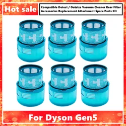 Compatible For Dyson Gen5 Detect / Outsize Vacuum Cleaner Rear Filter Accessories Replacement Attachment Spare Parts Kit