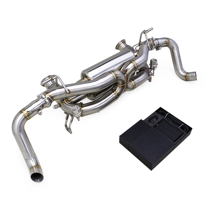 

Custom Street Car Catback Muffler For Audi R8 V10 2020-2024 Performance Stainless Steel Pipe OEM Valve Exhaust System With OPF