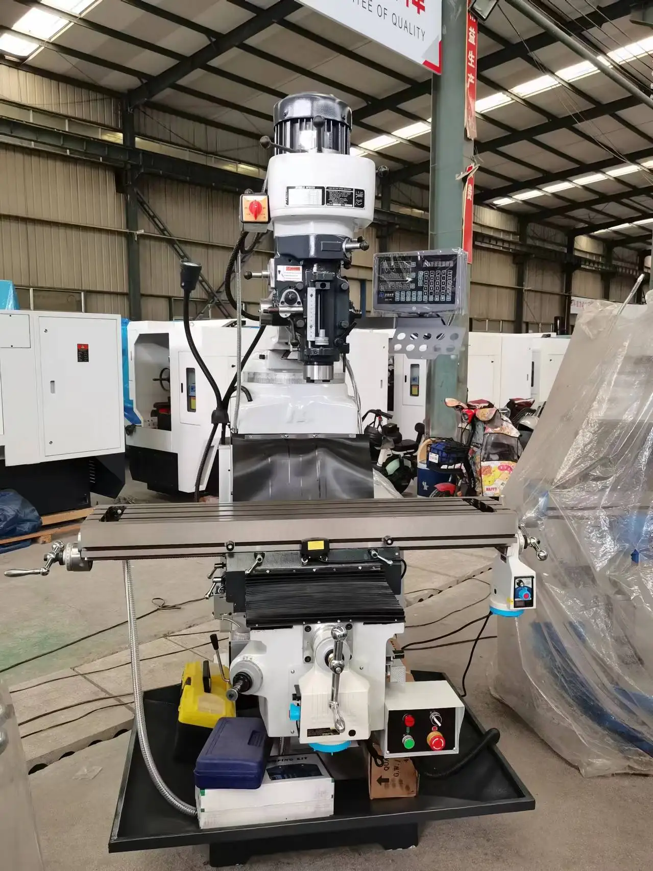 4H-X milling machine MEATL processing machine turret milling head