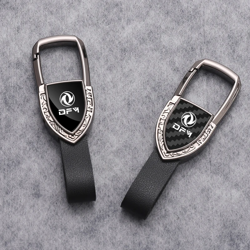 Luxury Men Women Business Fashion Car Keychain Car Styling Alloy Key Ring For Dongfeng DFM AX7 H30 S30 S50 DFSK SX5 SX6 AX4 P11