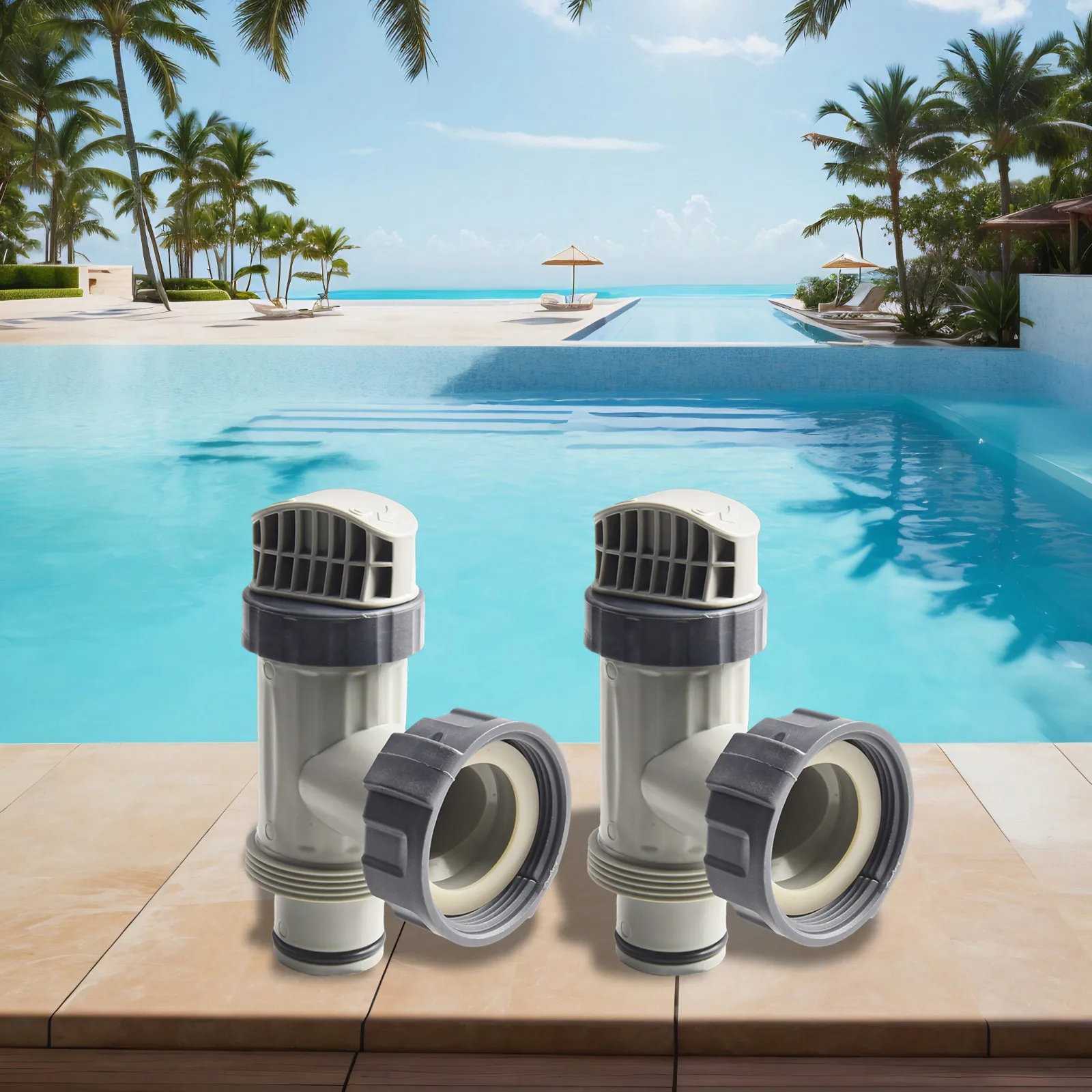 2pc Pool Plunger Valve Replacement For Intex 10747 Plunger Valve Assembly Swimming Pool Sand Filter Pump