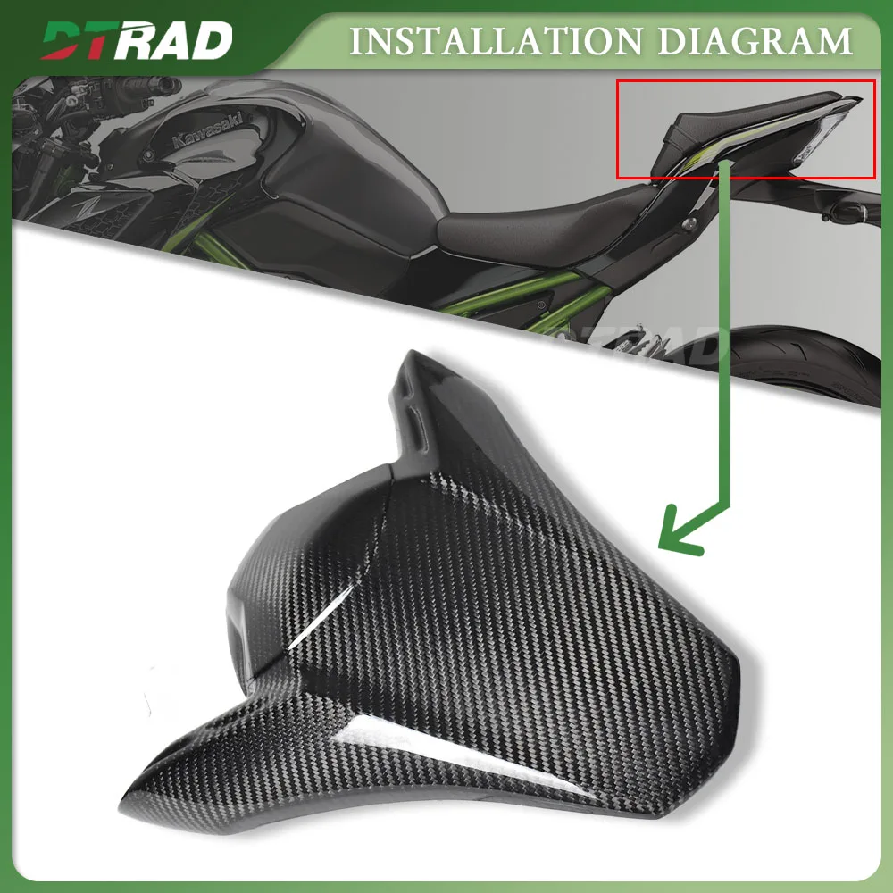 For KAWASAKI Z900 Z-900 2017-2022 Z 900 Fairing Kit Carbon Fiber Rear Hump Cover Backseat Cap Rear Tail Cowl Remodel Accessories