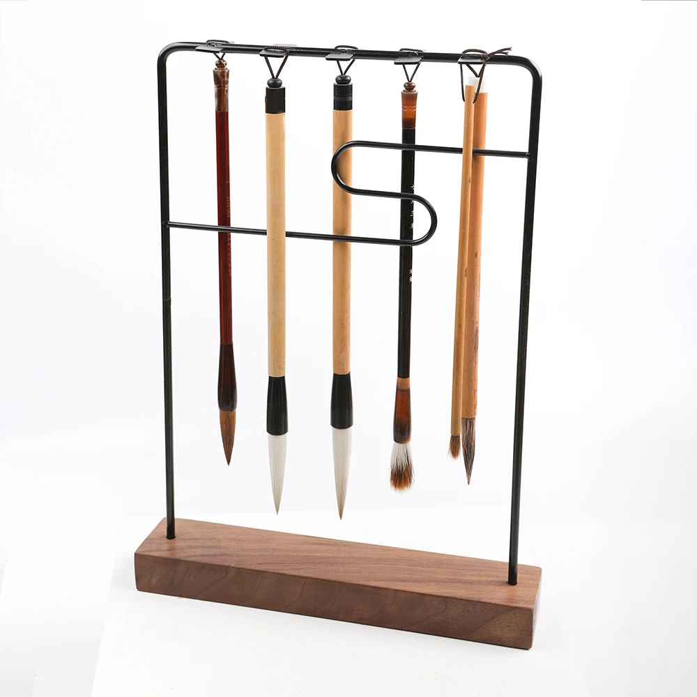 

Artsecret Chinese Calligraphy Brushes Holder 12-pin Sumi Writing Brush Hanger