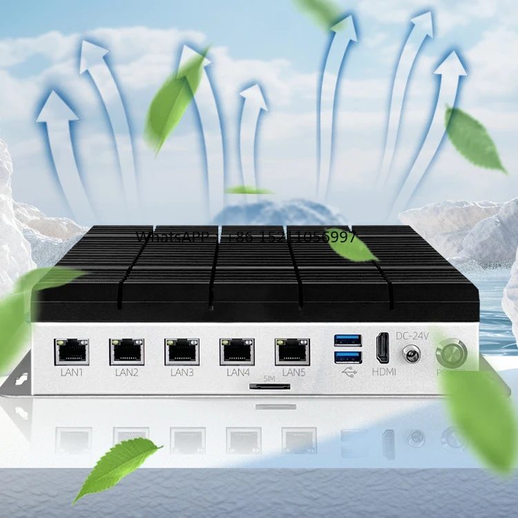 

Control Embedded Computer With Integrated Mini Industrial 4 Ethernet Embedded Computer Vision
