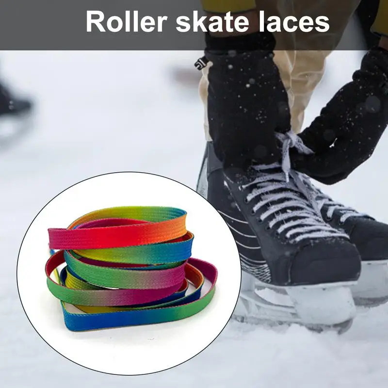 Hockey Skate Laces Waxed Hockey Skates Laces Multi-Purpose Shoes Laces For Roller Skates Inline Skates Ice Skates And Hockey