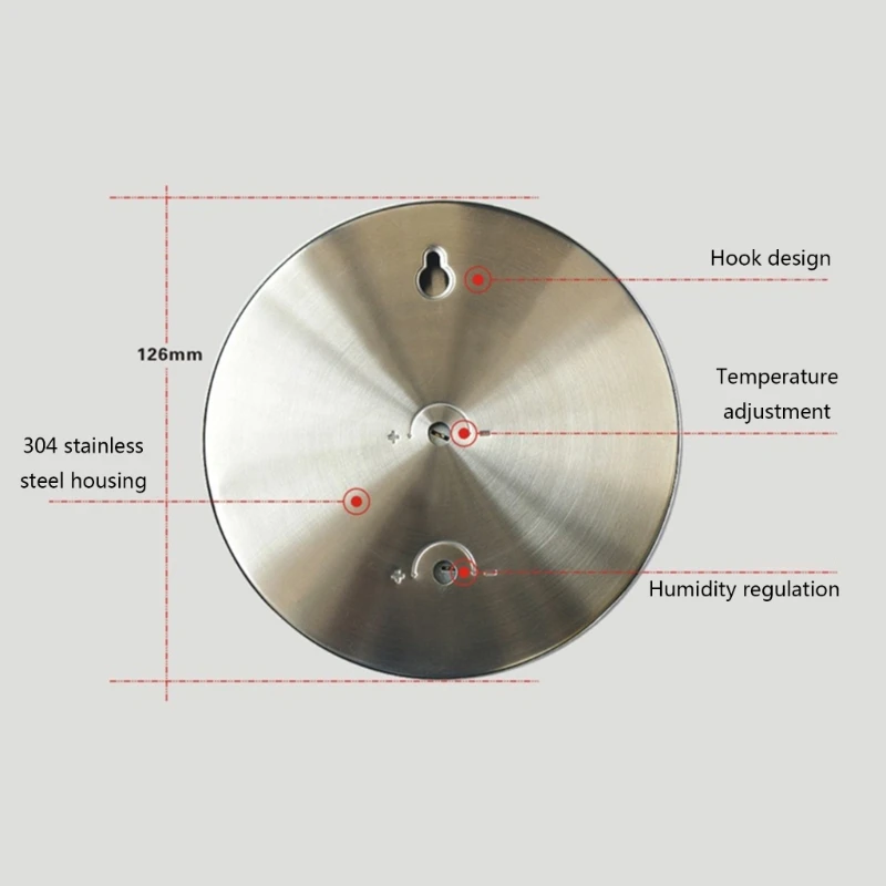 Dial-Type Wall Mounted Analog Humidity Temperature Meter Gauge High Accuracy TOP ones