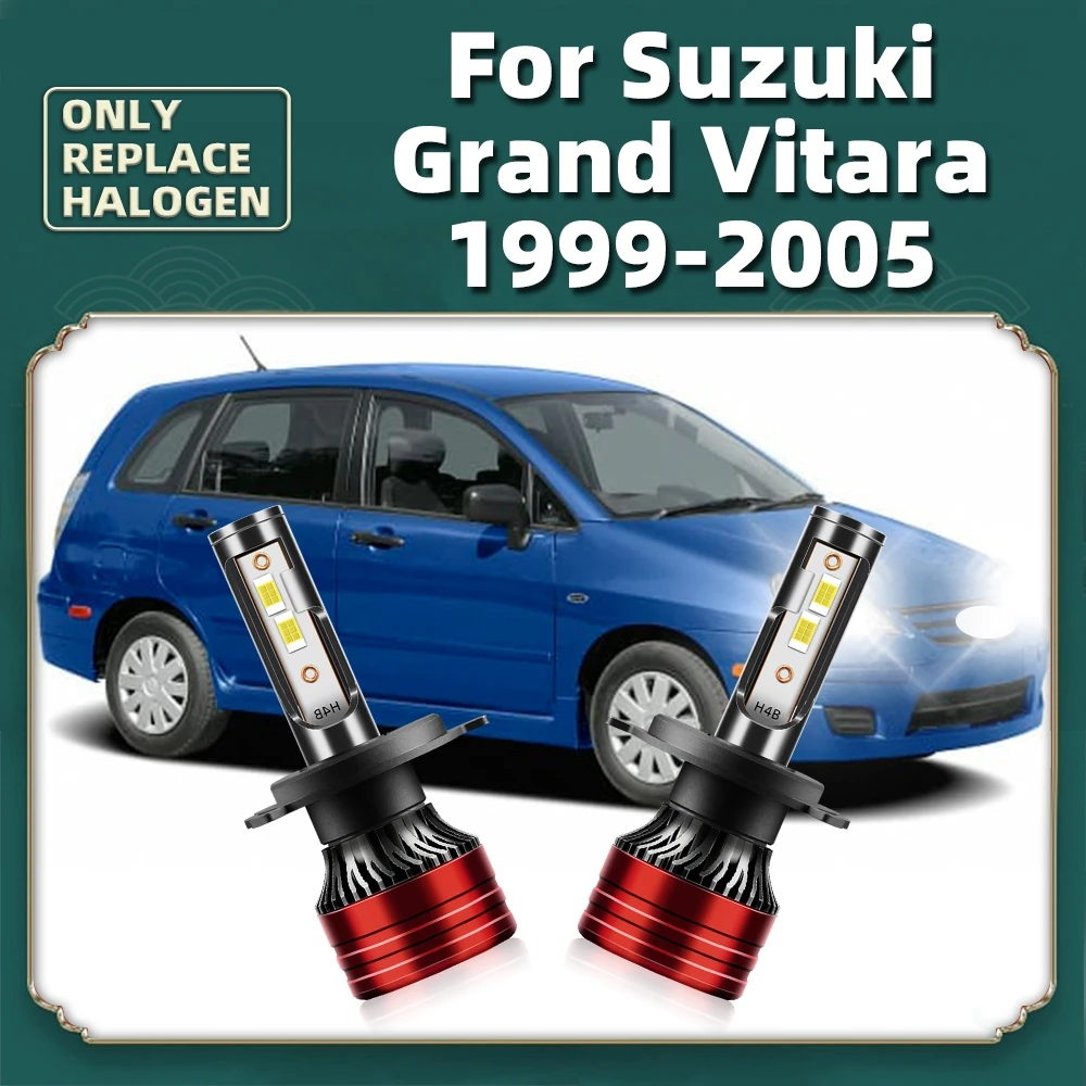 

2x 16000LM Hi/Lo H4 LED Headlight Bulbs 12V Car Turbo Lamps with CSP For Suzuki Grand Vitara 1999 2000 2001 2002 2003 2004 2005