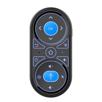 Wireless 2.4G Air Mouse RGB Backlight Gyro IR Learning for Google Voice Remote Control Rechargeable G11 Mini Keyboard