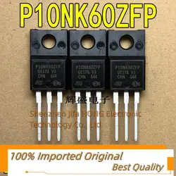 10PCS/Lot   P10NK60ZFP STP10NK60ZFP ST TO-220 600V 10A MOSFET N-Channel Best QualityReally Stock Original