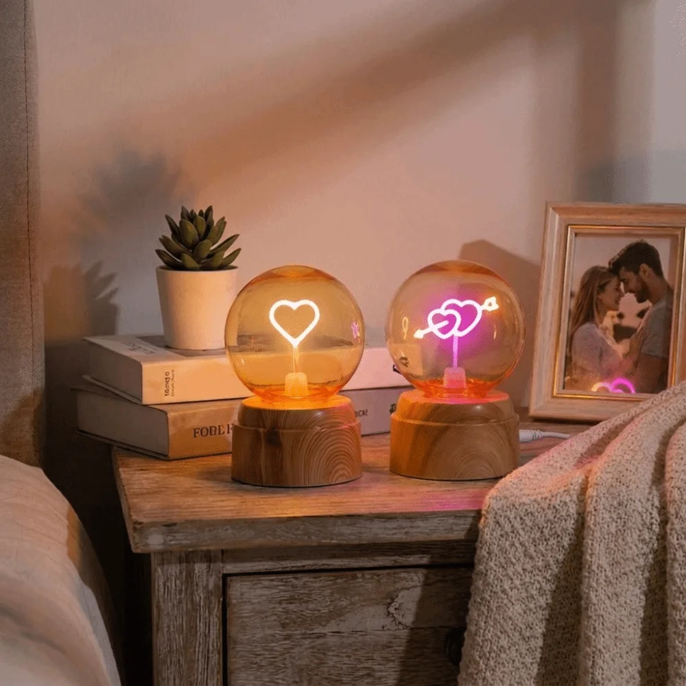 Distinctive Look Vintage Style Neon Light Colorful Glow Pleasant Ambient Atmosphere LED Neon Light Compact Soft Glow