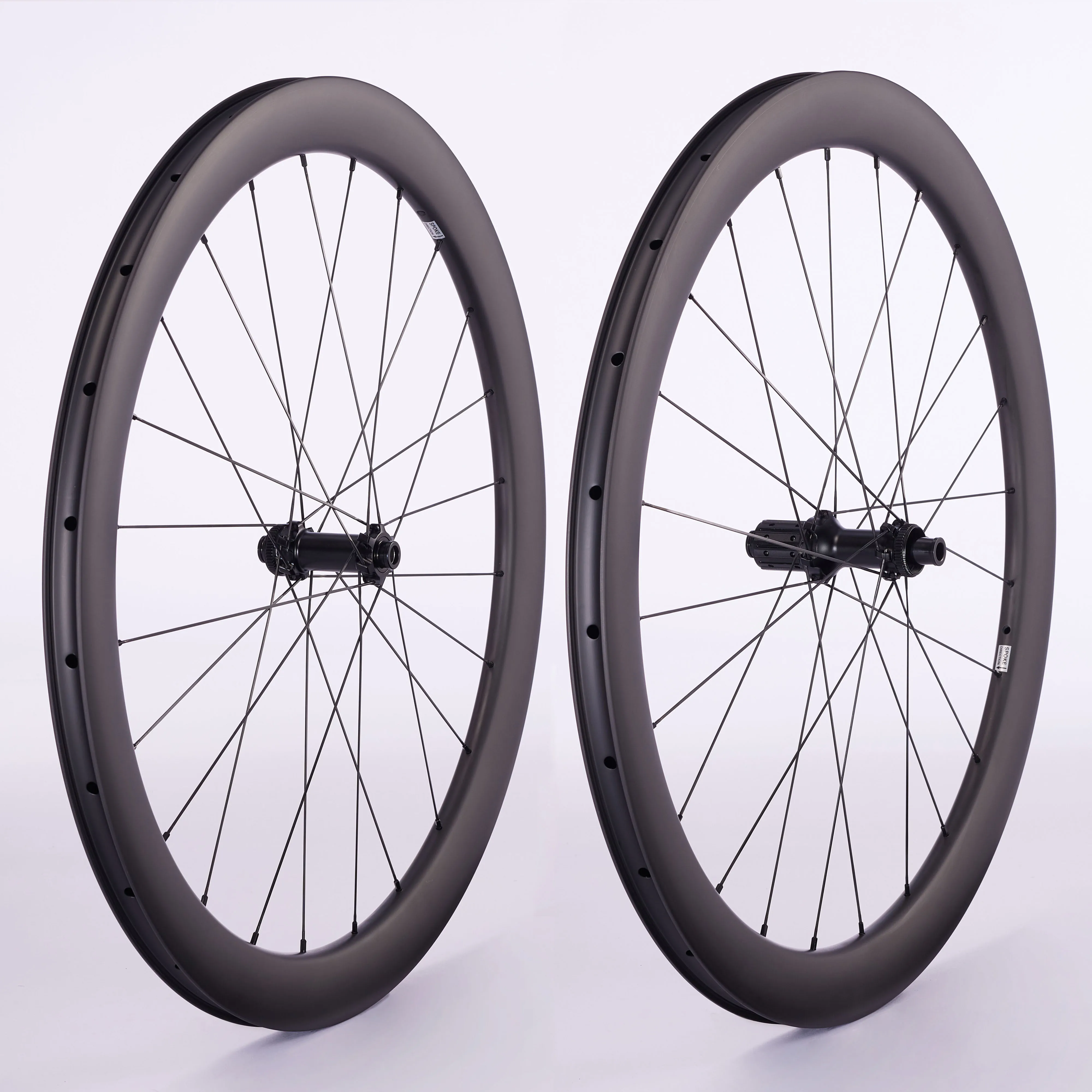 Roues de vélo de gravier CSC 700C en carbone, frein à disque Center Lock, largeur de moyeu 28 mm, profondeur 35/38/45/50/58 mm, jeu de roues en carbone UCI pour route
