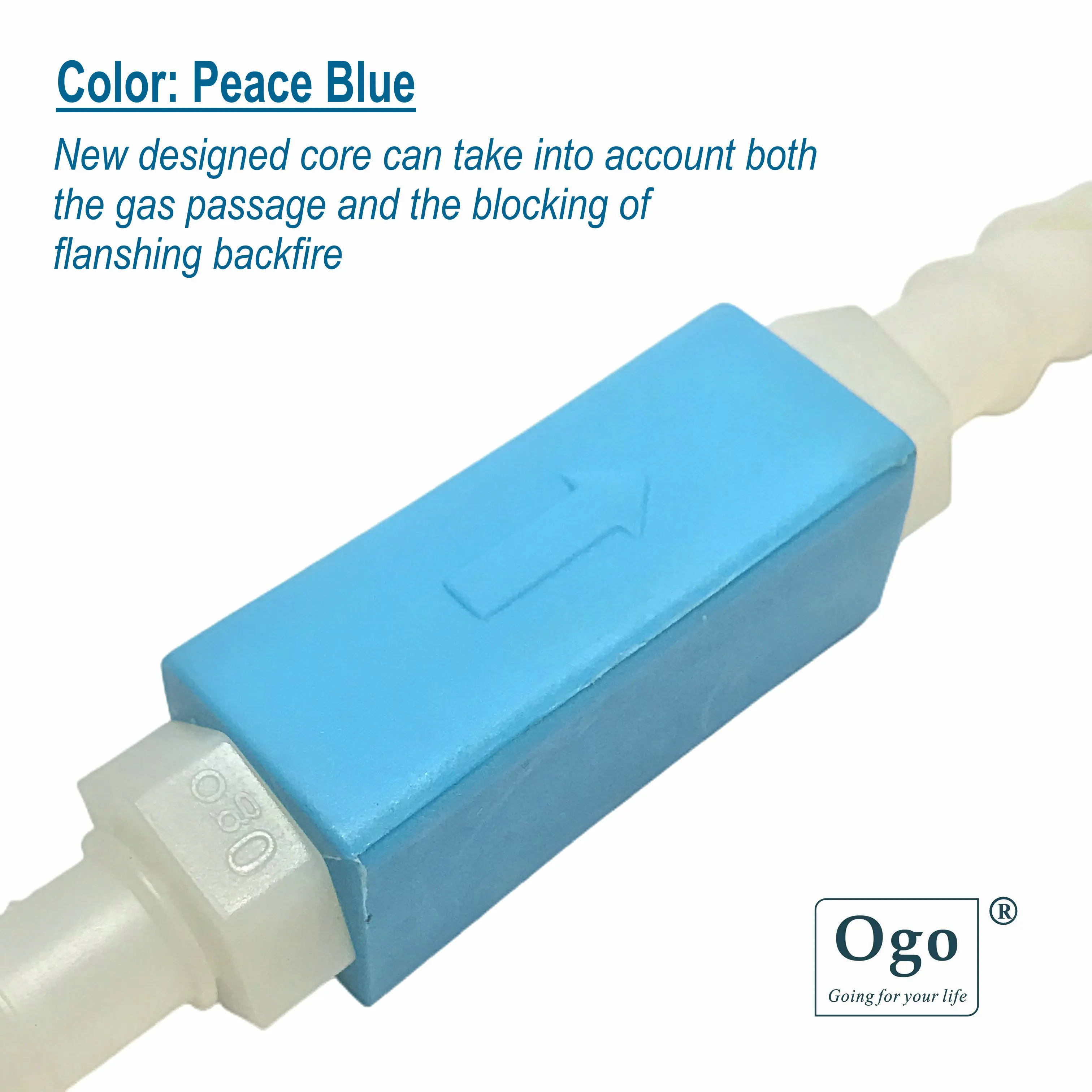 OGO PROFESSIONAL HHO ARRESTOR 3/8X3/8 Peace Blue