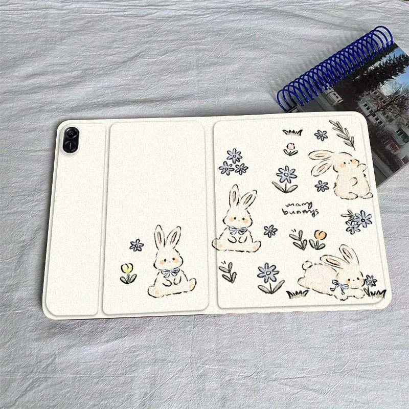 

Cute cartoon rabbit kitten For Honor Tab Pad MagicPad Tablet 6 7 8 9 10 13 V7 V8 X8a X9a X9 X8 GT GT2 Pro Cover Tablet Case