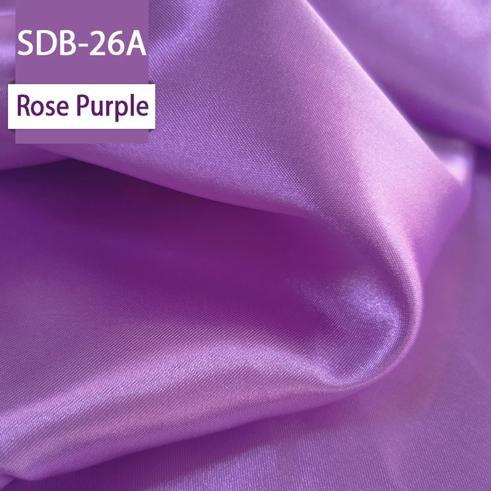 28 Farben Polyester-Satin-Stoff für Hochzeitskleider, Mode, DIY-Bastelarbeiten, Kostüme, Dekorationen, Meterware, Sonderangebot – Detail 30