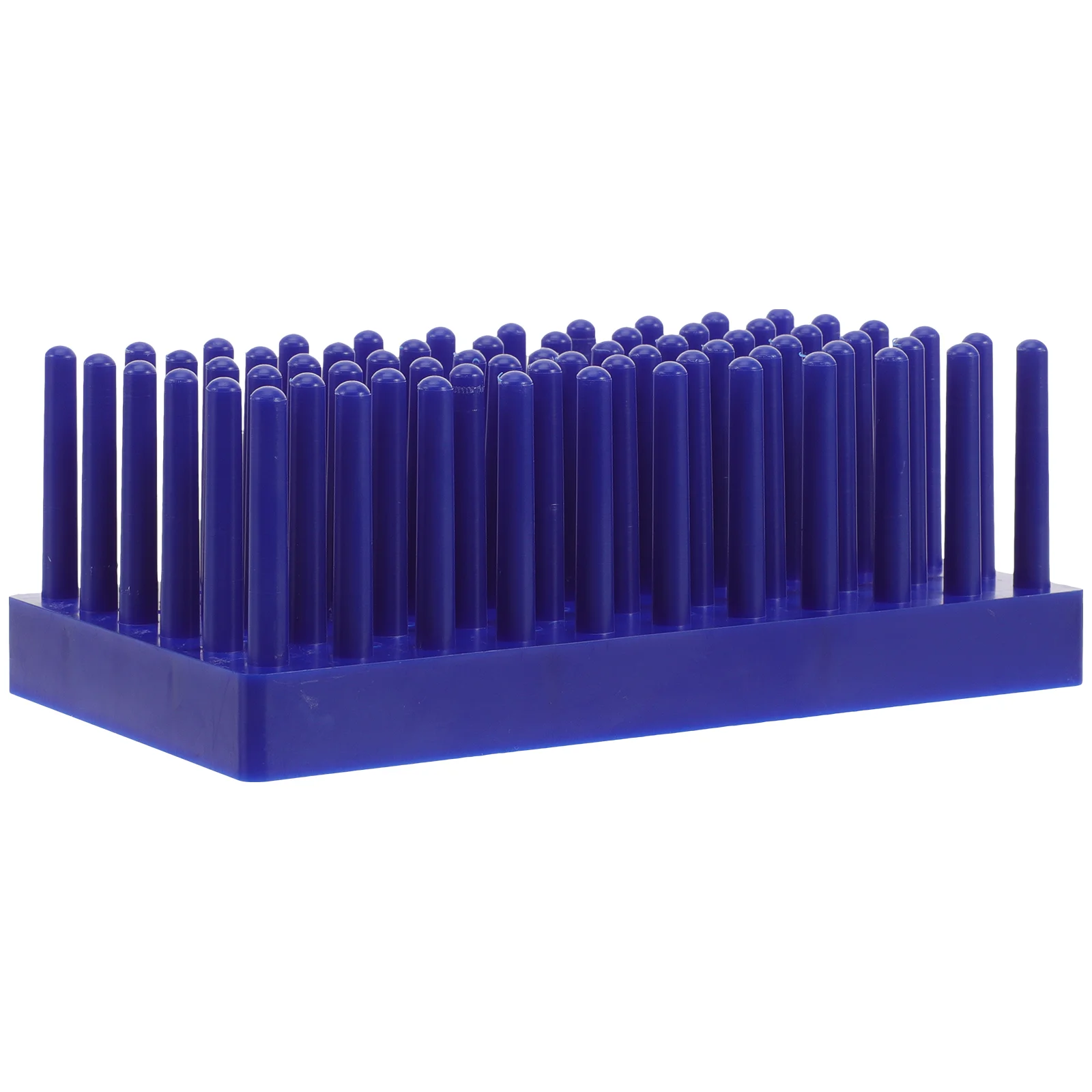 

Drying Rack Clothes Test Tube Storage Holder Plastic Stand Manual Side Oil Blue for Peg