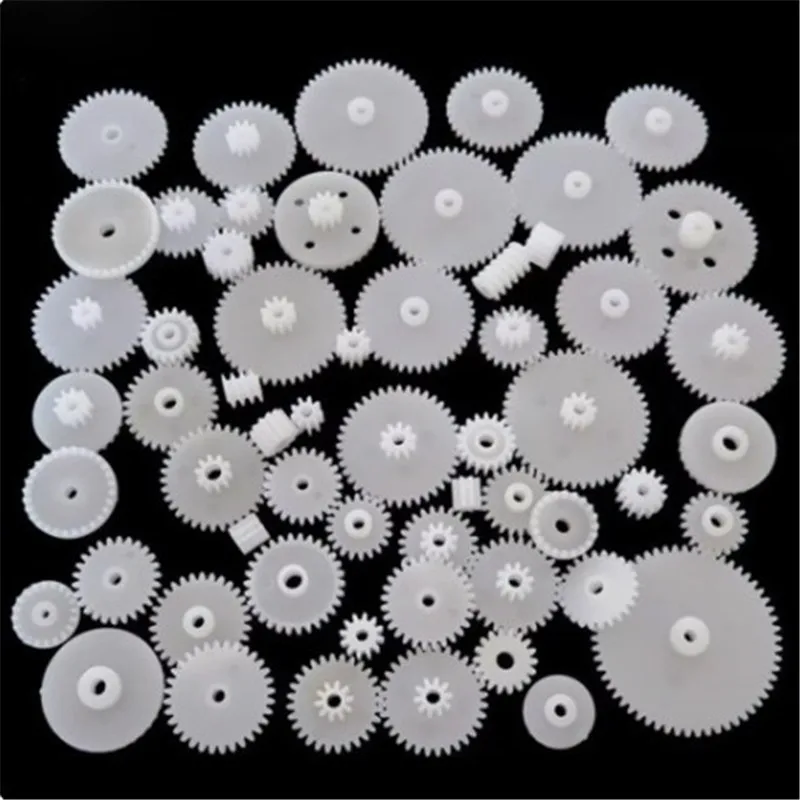 58 Styles Plastic All Module 05 Robot Parts Reduction Gear Bag Toothed Wheels WSFS Gears DIY Motor Gear Accessories