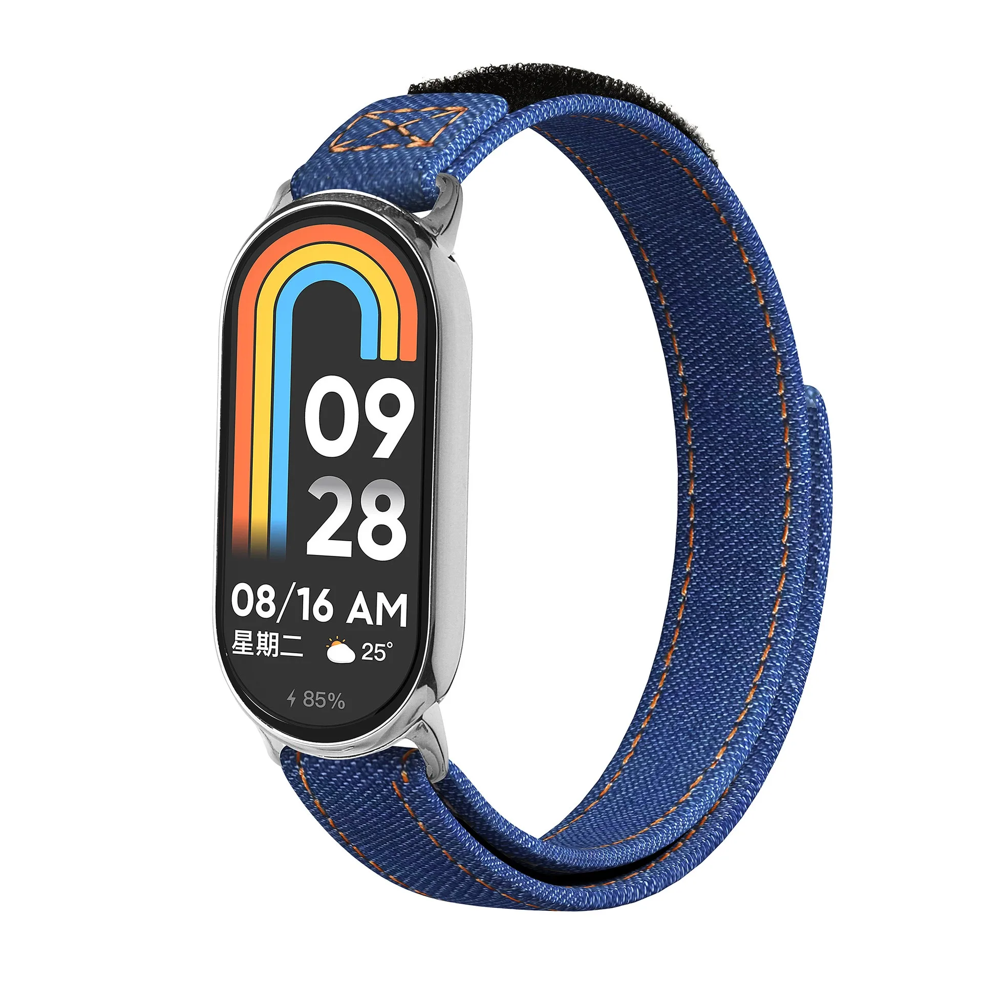 جديد لينة الدنيم حزام ل Xiaomi الفرقة 10/9/8 المرأة ساعة ذكية الرياضة مريحة معصمه سوار Mi الفرقة 10-9-8 استبدال الفرقة