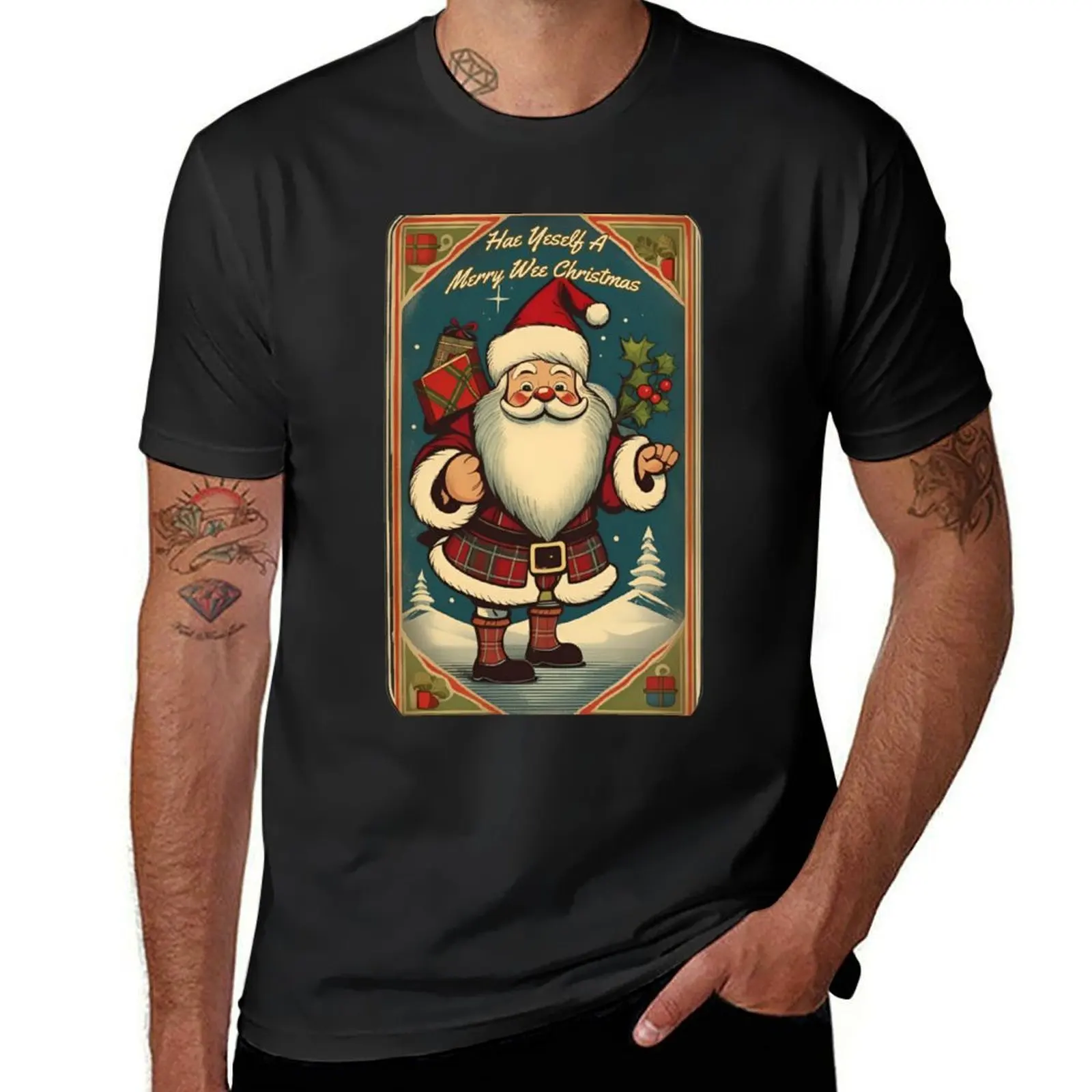 Hae Yeself A Merry Wee Christmas (#11) [Create a set!] T-Shirt hippie clothes aesthetic clothes fitted t shirts for men