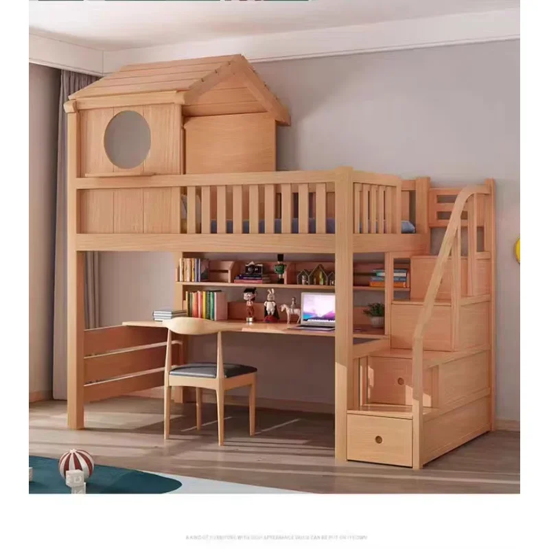 Neues Z Ett Holz Etagenbett Kinder Baby Holzbett Kind Etagenbett für Schlafzimmer/Hotel Cartoon Kinder Babybettwäsche Kindermöbel