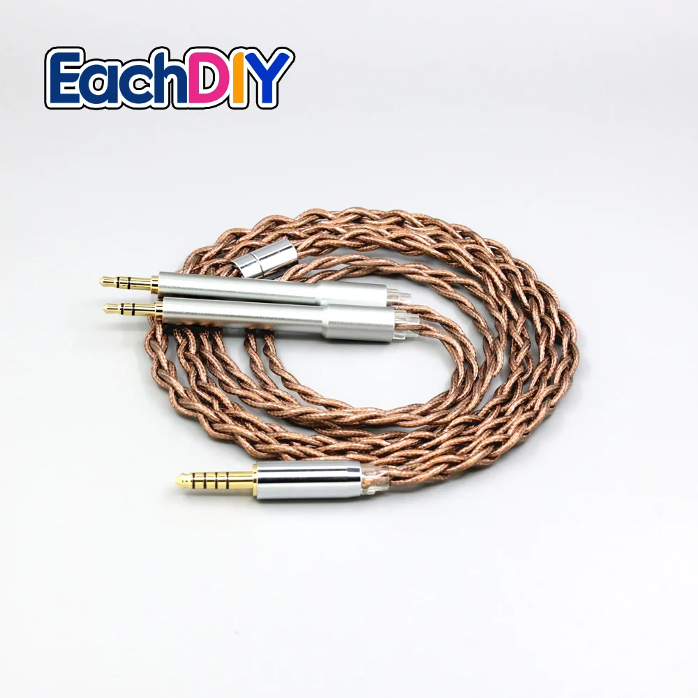 99% 24k Gold 7n Pure Silver Graphene Shield Earphone Cable For T+A (Theory + Application) Solitaire P-se Headphone LN009084