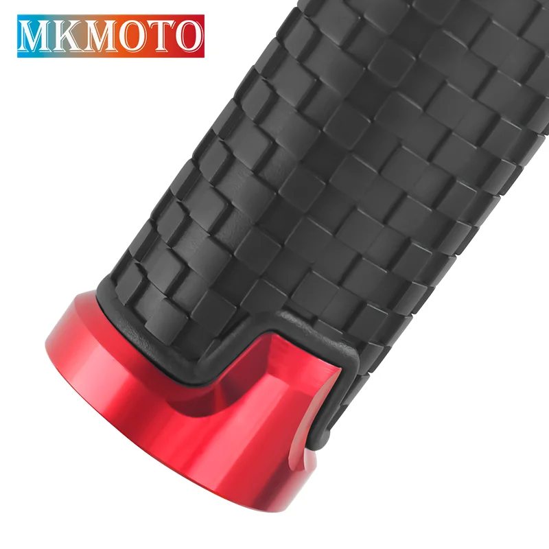 Motocykl CNC uniwersalna kierownica uchwyty do kierownicy dla MT-07 MT-09 mt07 mt09 7/8 "22mm antypoślizgowy gumowy uchwyt akcesoria MT07 09