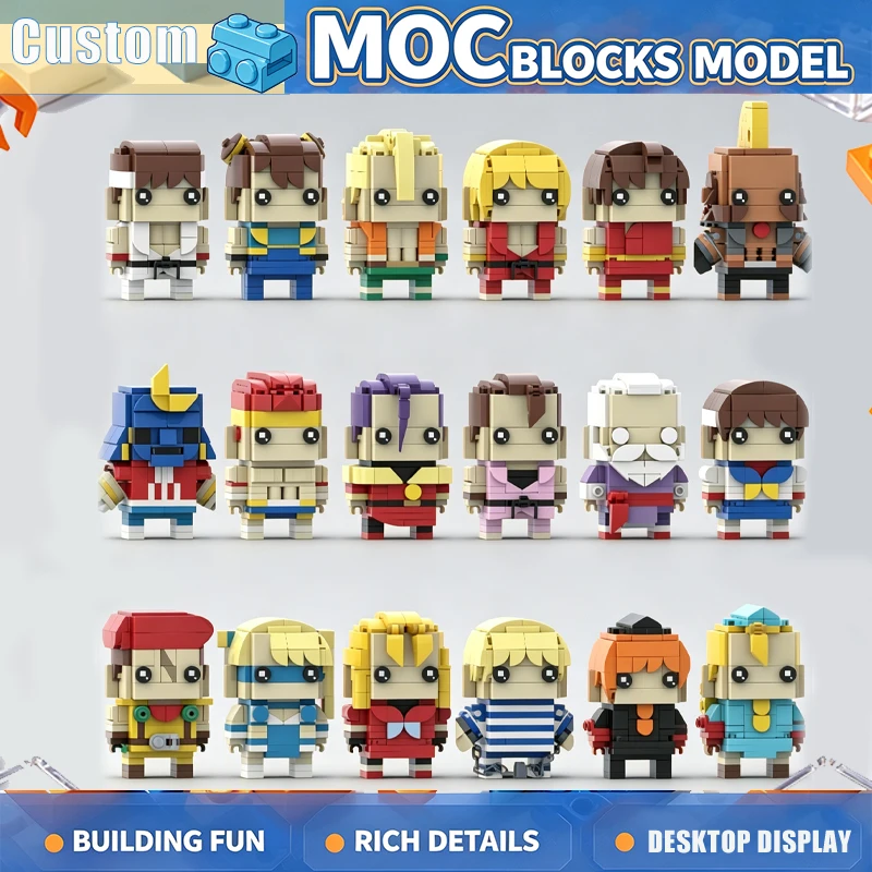 2774PCS Colorful Arcade Style Mini Figure Building Blocks Collection DIY Assembly Creative Display Toy Festival Birthday Gifts