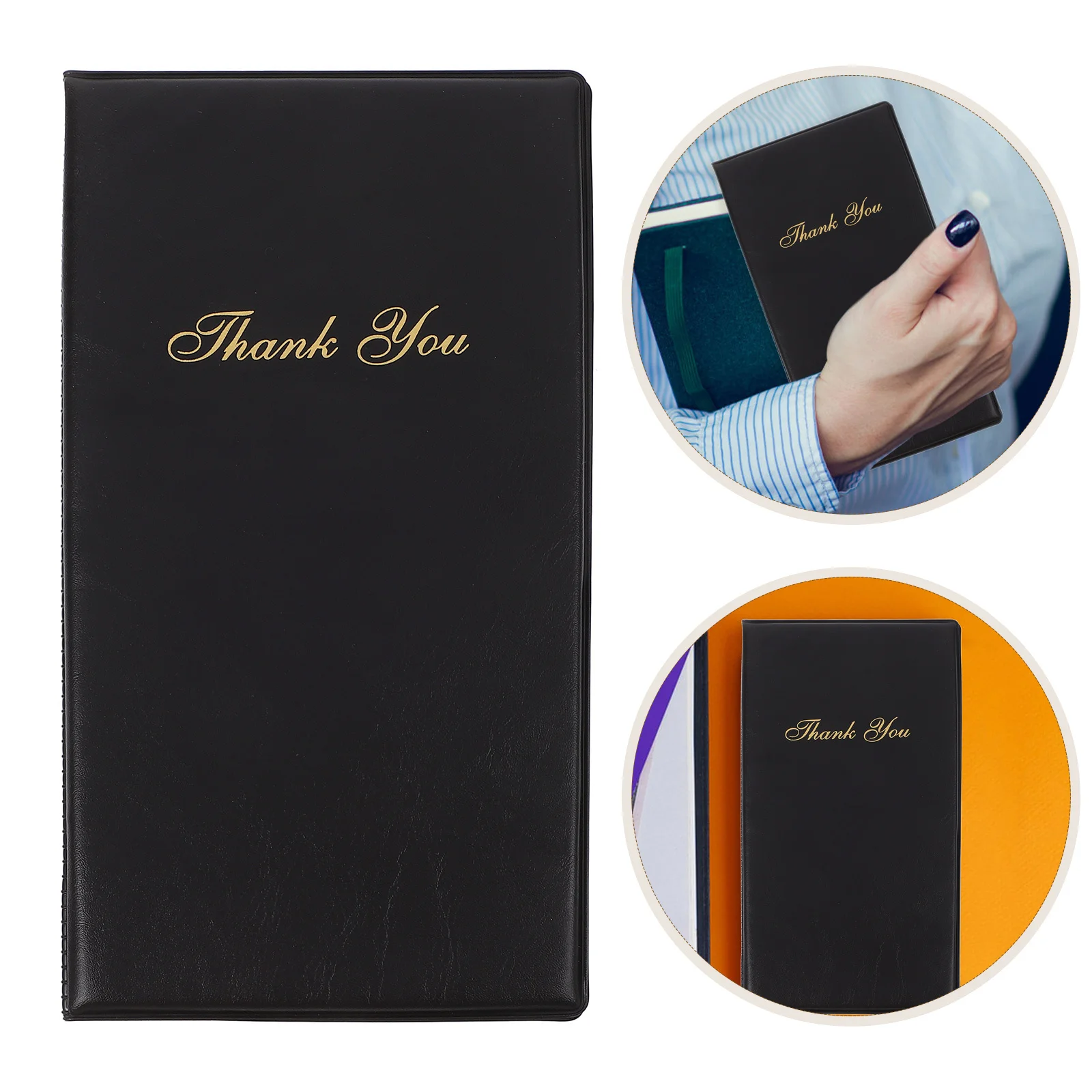 Guest Check Book Holder Server Checkbook For Waitress Large Capacity Restaurant Serving Book Stylish Meal Bill Organizer