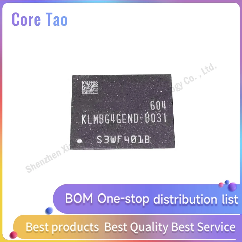 

1pcs/lot KLMBG4GEND-B031 KLMBG4GEND 32G EMMC5.0 BGA153 Font store chips in stock