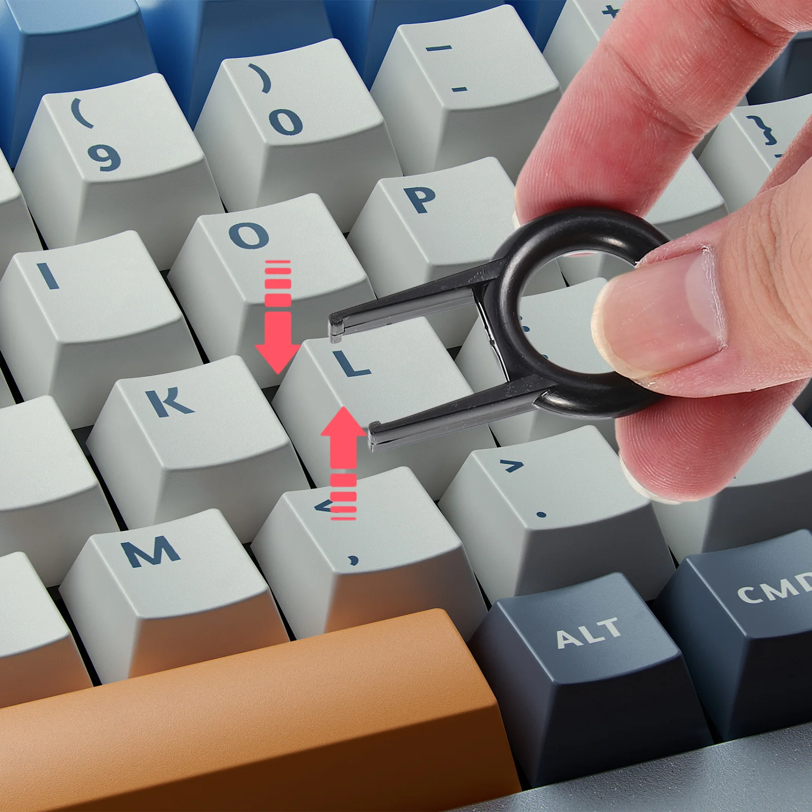 

1 set Mechanical Keyboard Kit Keycap Puller Chip Picker Lubricating Pen Cleaning Brush Keyboard Electronics Cleaning Tool Set