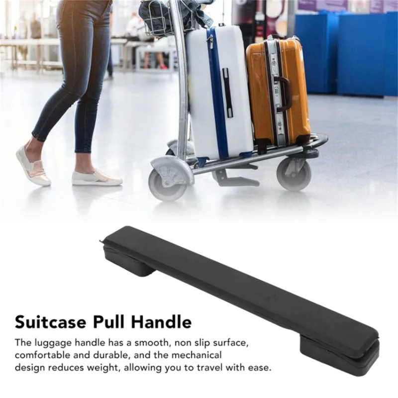 Luggage Handle Handle Grip Trolley Handle Suitcase Handle Bag Handle Replacement Universal Travel Black Luggage Bag Accessories image 2