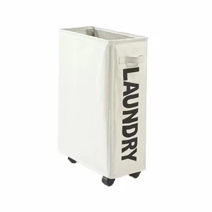 1/2/3 Buah Keranjang Cucian Kotor dengan Roda Keranjang Cucian Lipat Organizer Pakaian Rumah Tangga Keranjang Penyimpanan Peralatan Tikar Yoga 10 wadah cucian penjualan terbaik - №