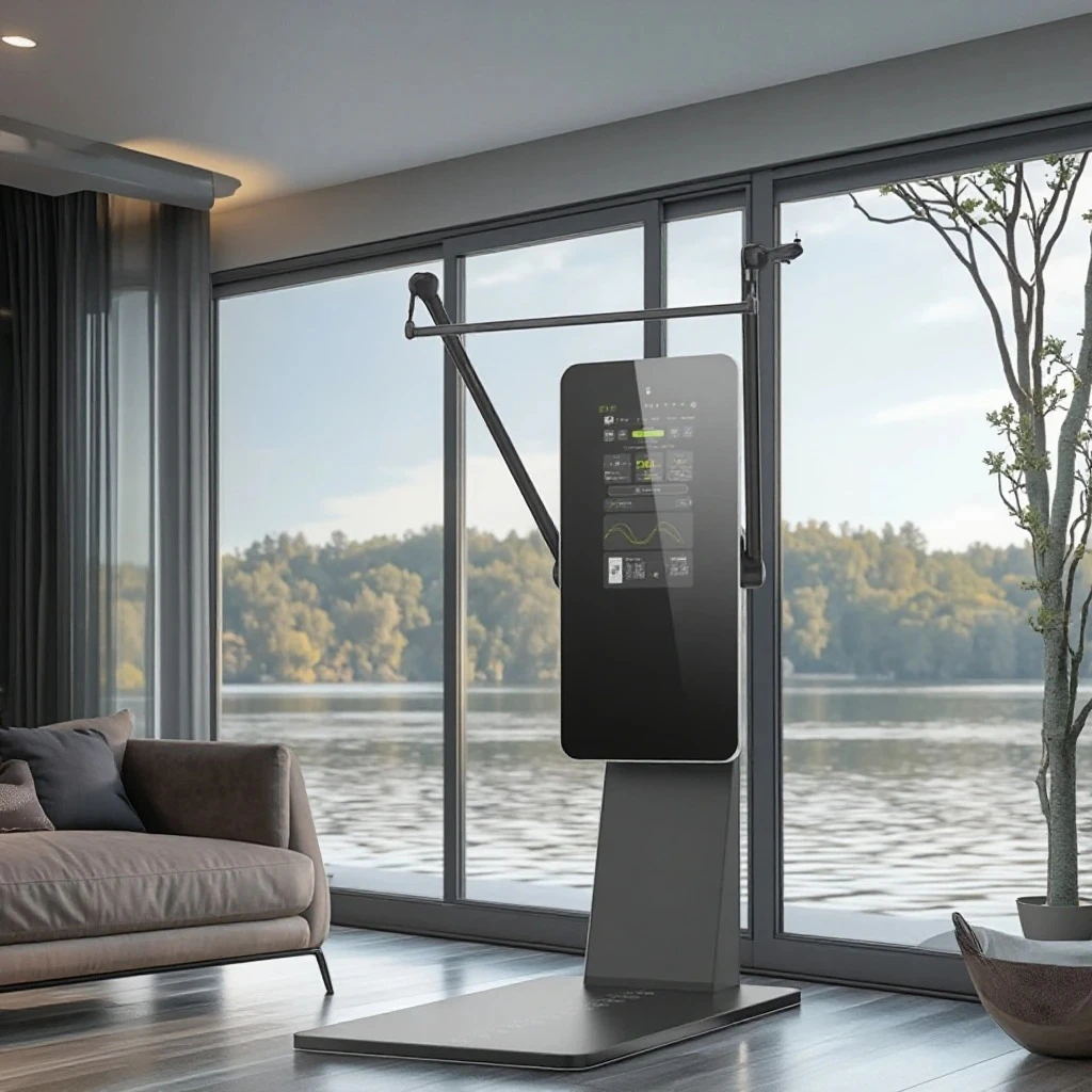 Metal Fitness Mirror Machine Multi-Functional Smart Home Gym Trainer Primarily for Arm Training Home Exercise